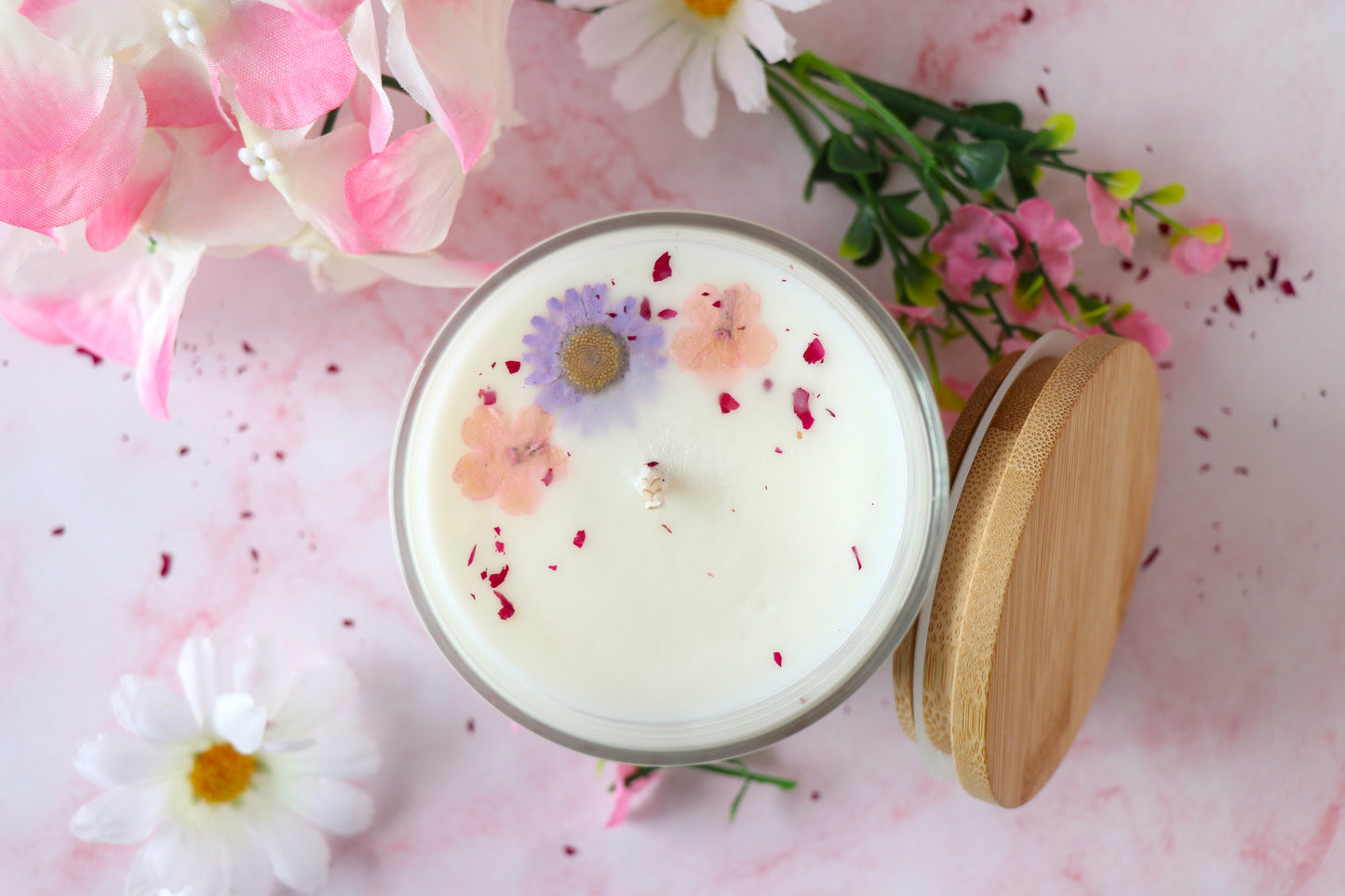 Bougie de soya - Fleur de cerisier