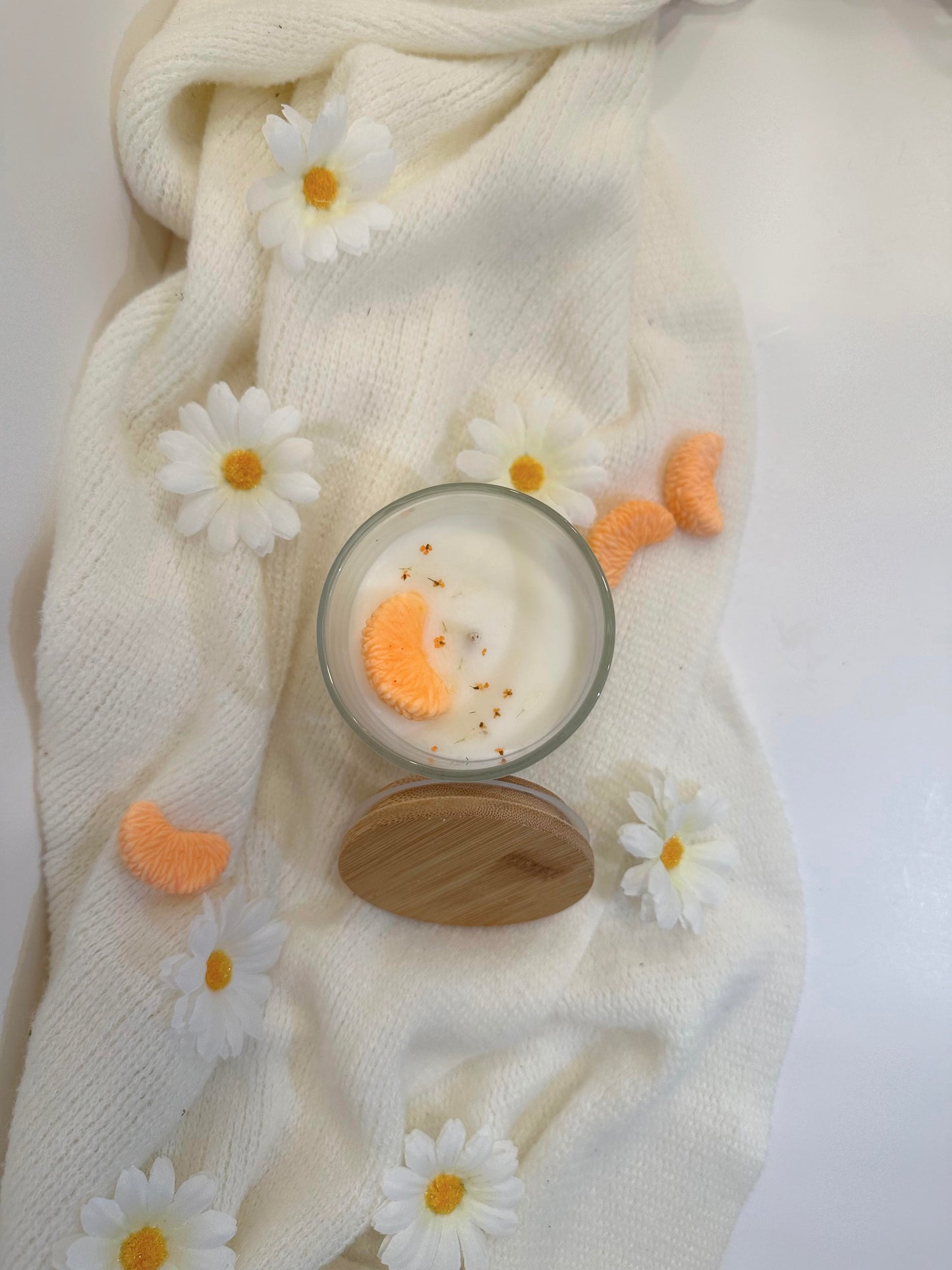 Bougie de soya - Fleur d'oranger & clémentine