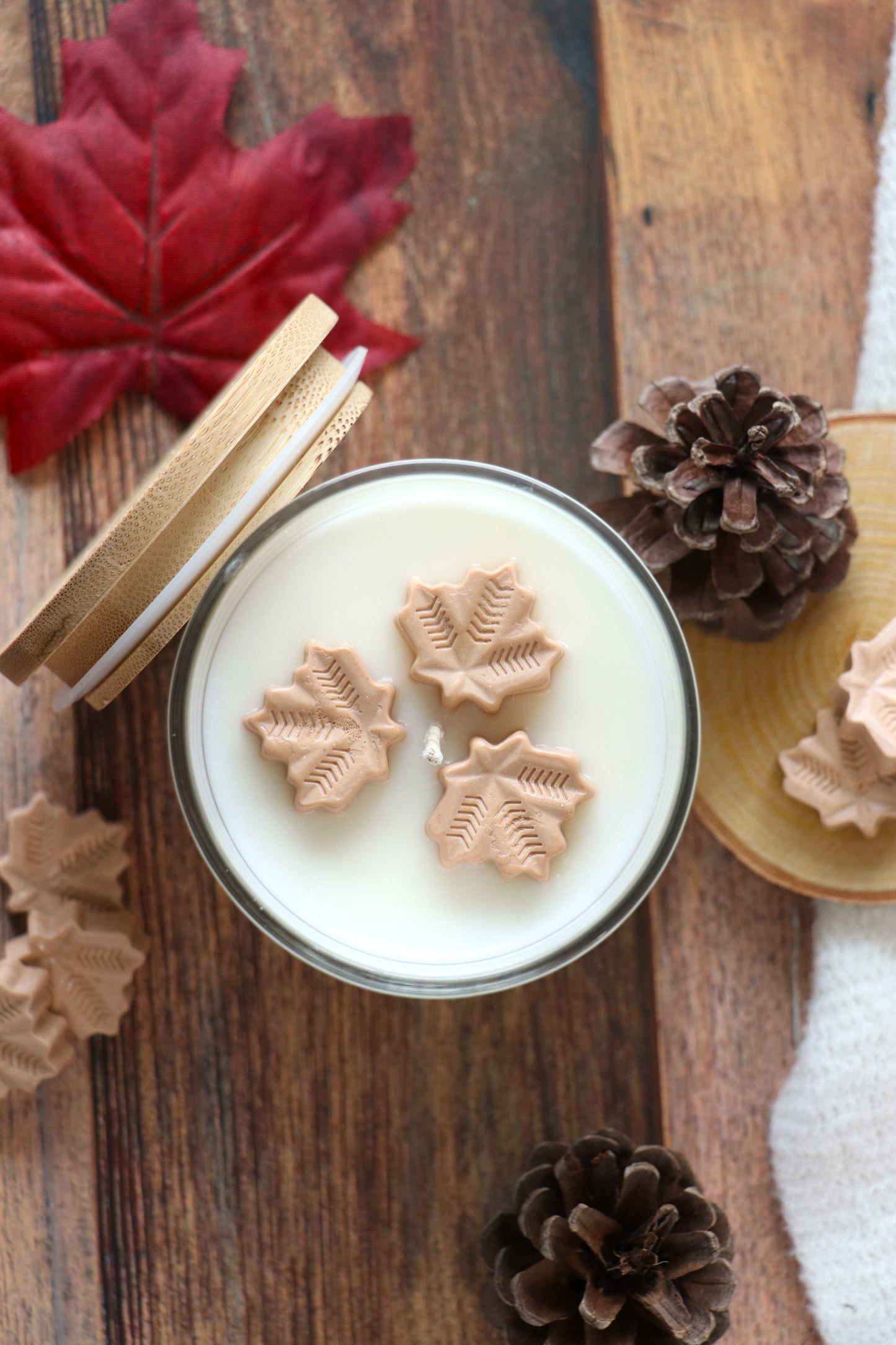 Bougie de soya - Biscuit à l'érable