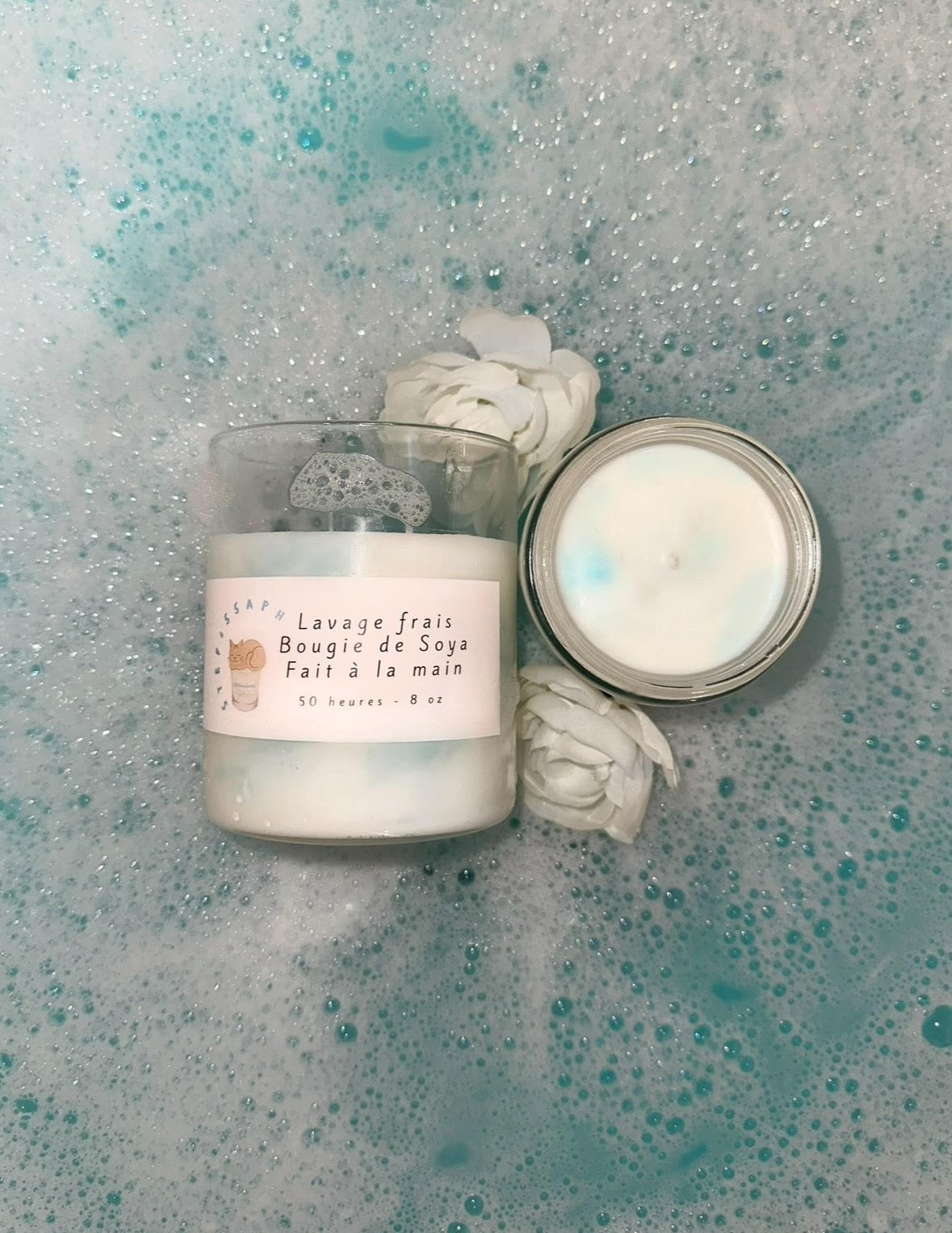 Bougie de soya - Lavage frais