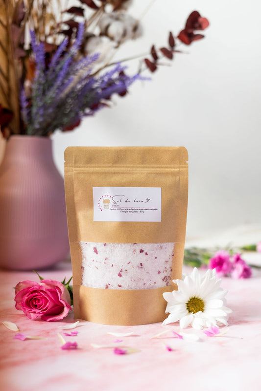 Sel de bain - Pétales de rose