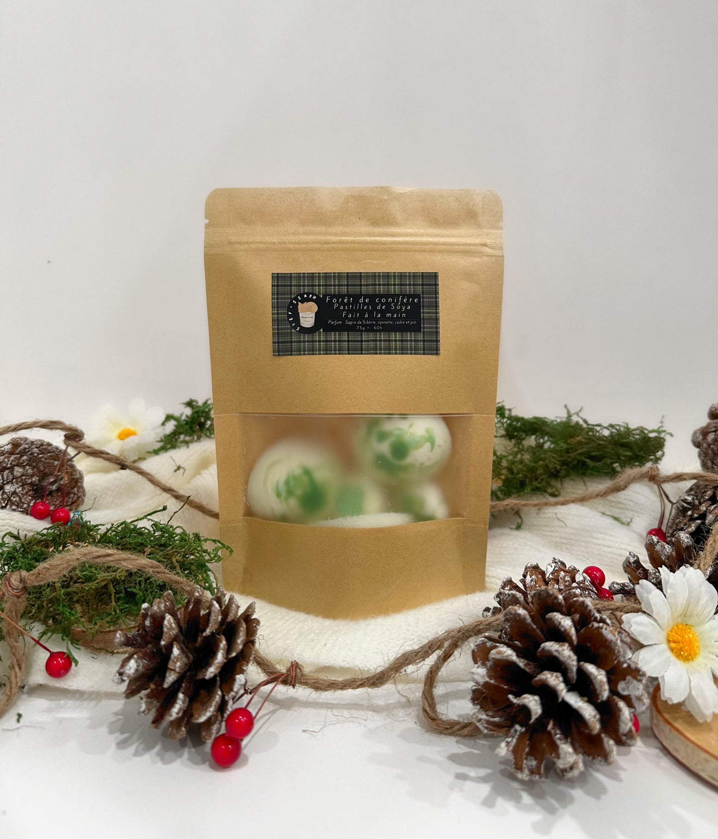 Paquet de pastilles de soya - Forêt de conifère