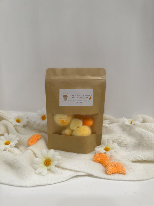 Paquet de pastilles de soya - Fleur d'oranger & clémentine